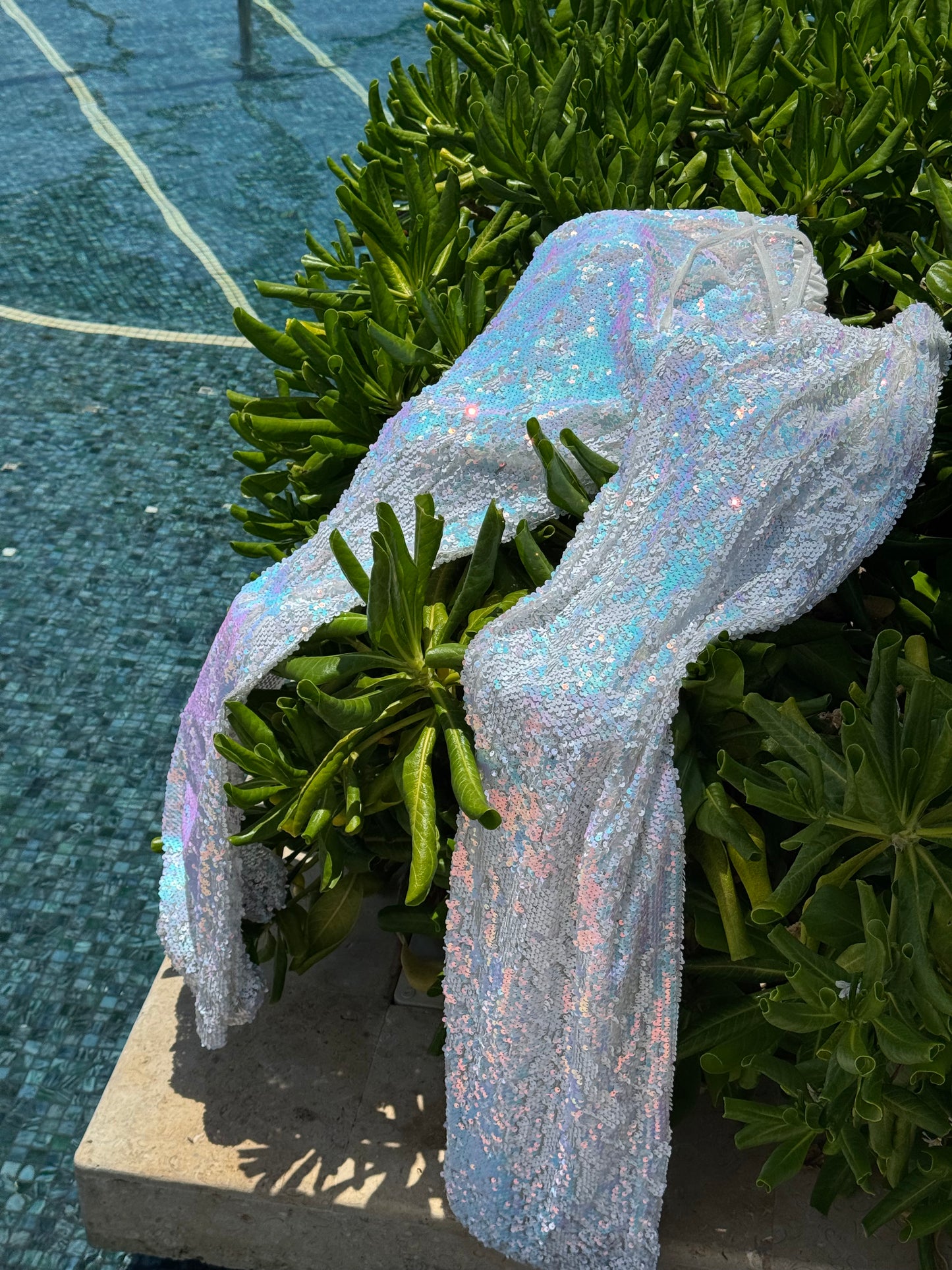 Pearl White Glam Pants