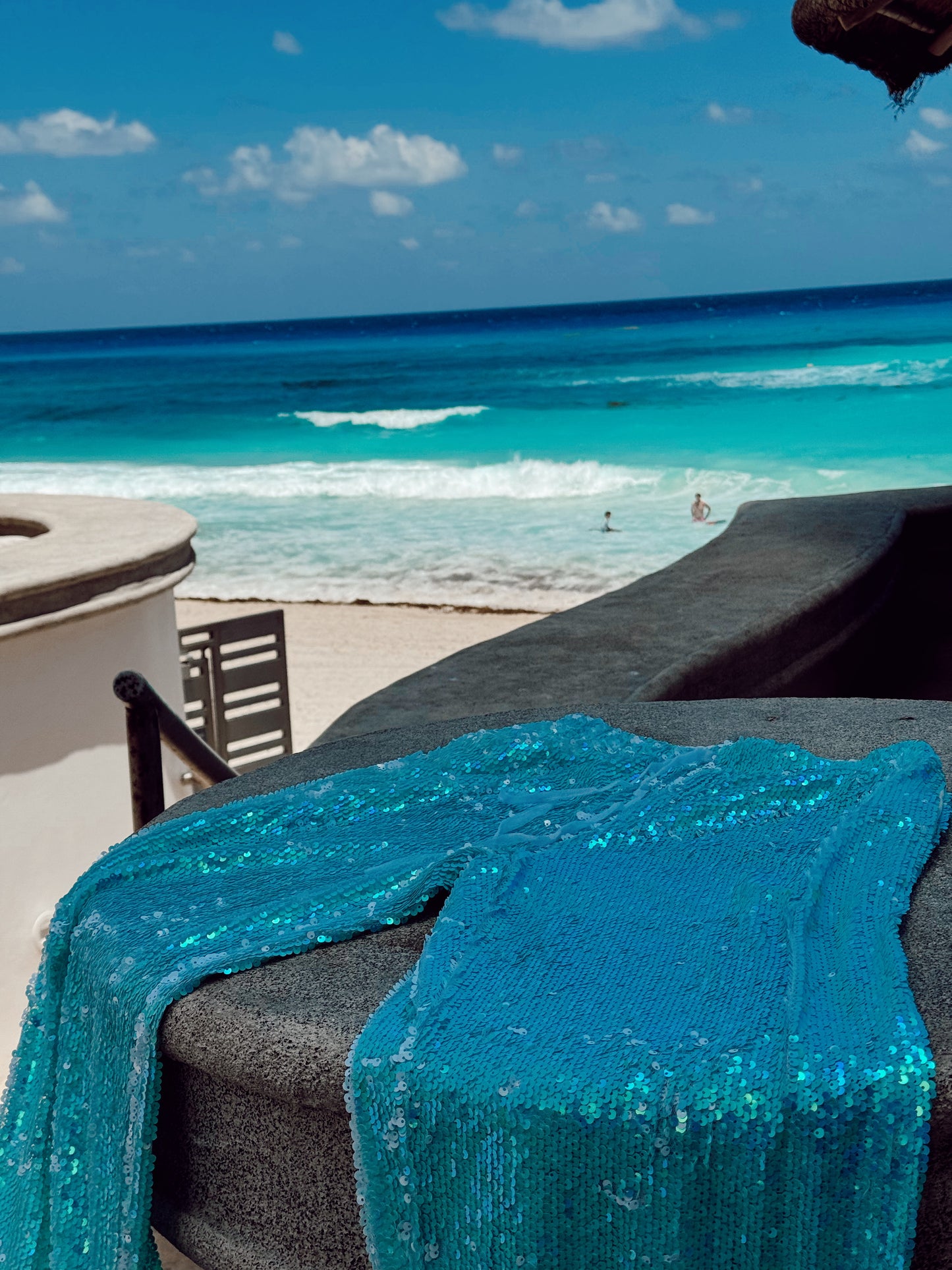 Mermaid Blue Glam Pants
