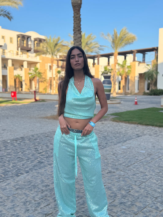 Mint Shine Pants